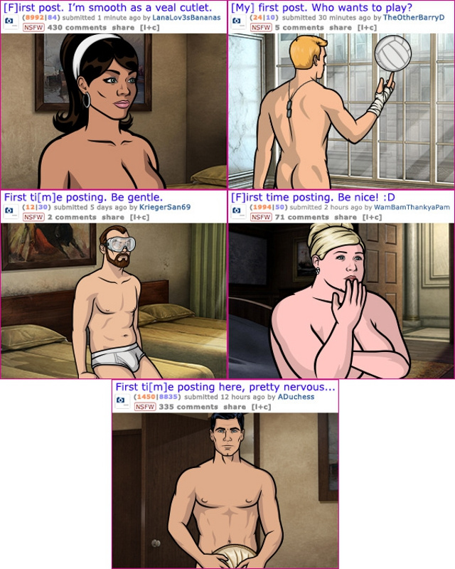 Archer Cartoon Characters Naked - Archer gets naked on Reddit, but you can dress like him thanks to  Jacksthreads! - Bubbleblabber