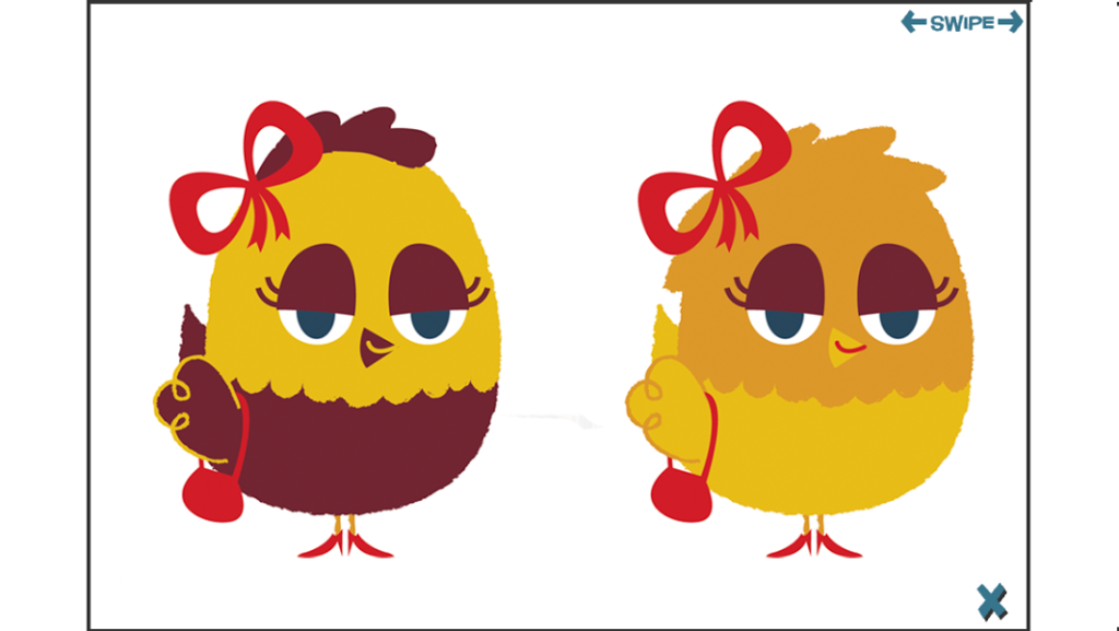 why did the chicken character designs
