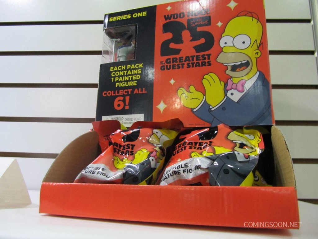simpsons 25 greatest guest stars toy fair mini figures blind boxed