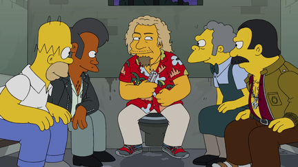 Van Hagar guest stars.