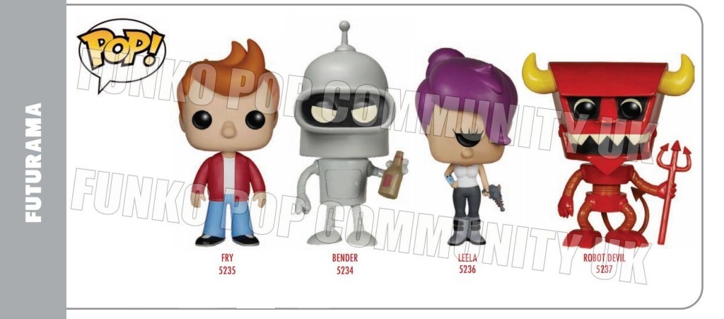Futurama Pop Vinyl