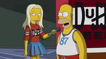 Way to Jersey it up, Homer.