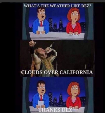 Dez's Weather Report #FamilyGuy - Bubbleblabber