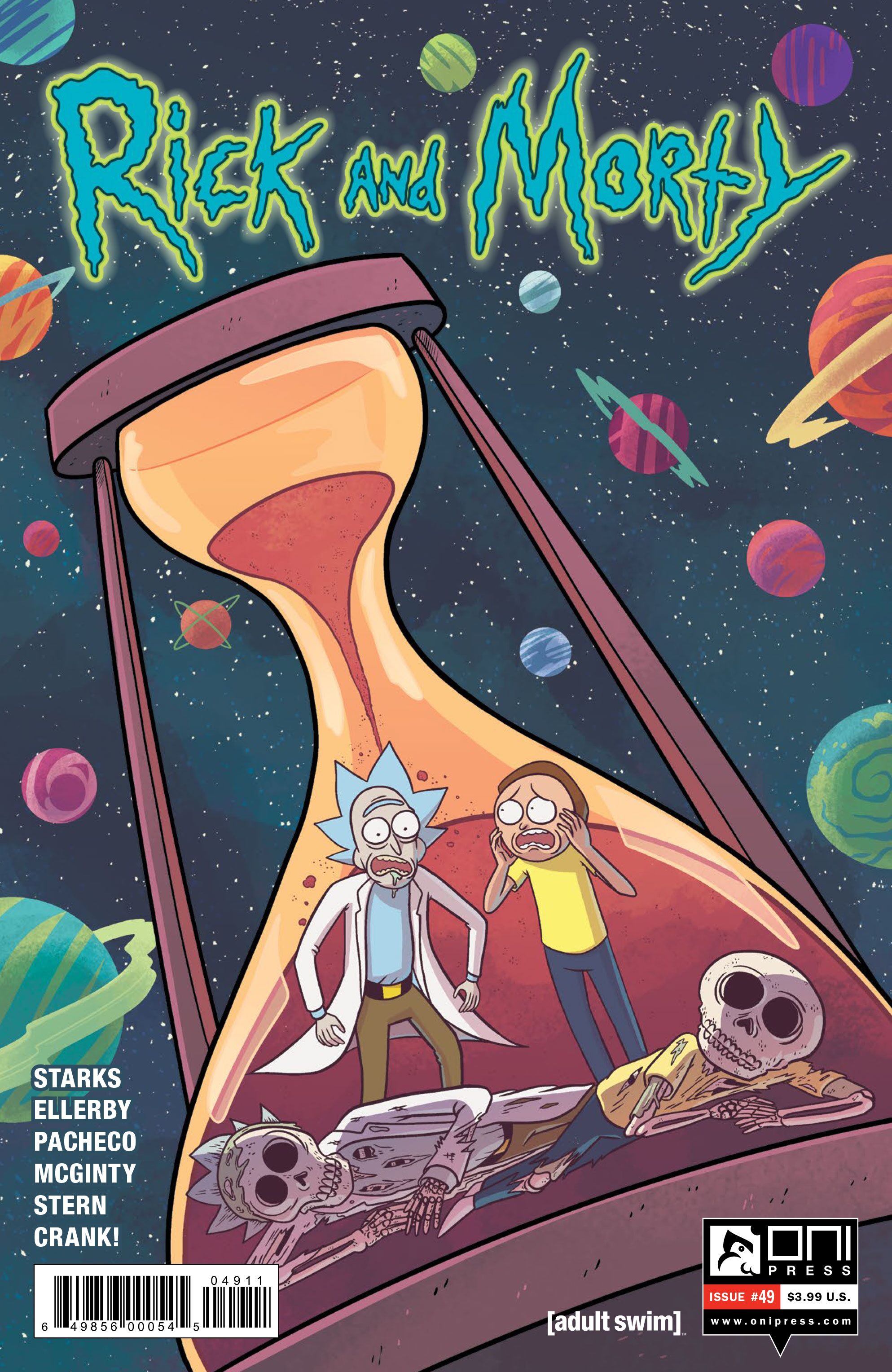 Rick amd Morty stuck in a phone