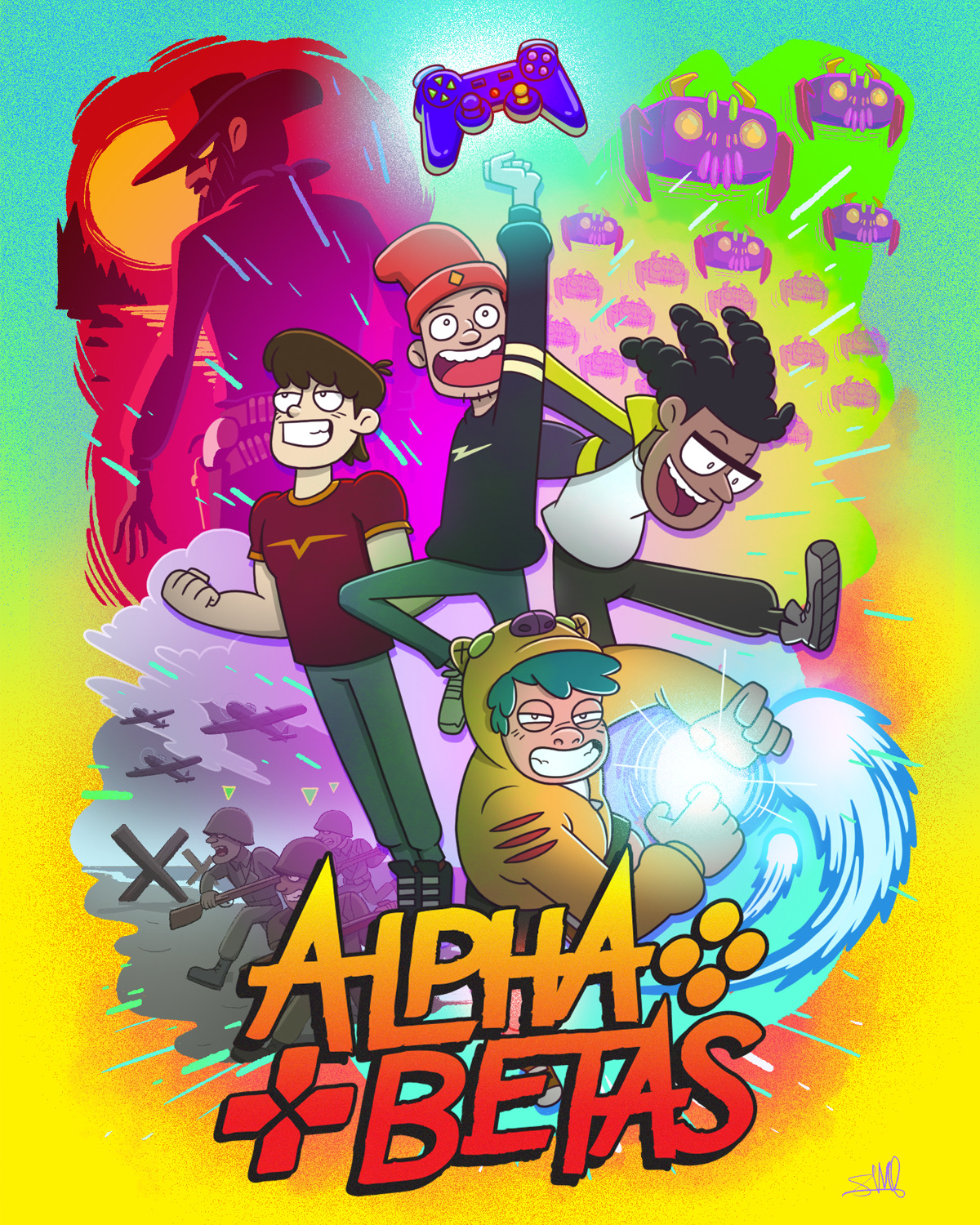 3BLACKDOT and Starburns Teaming on 'Alpha Betas' Animation Series