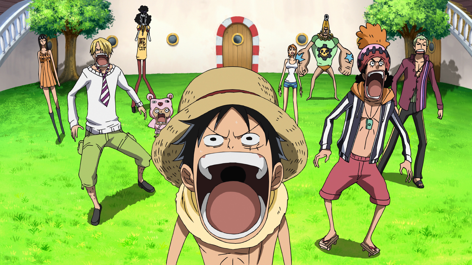 English Dub Review One Piece Strong World Review Bubbleblabber