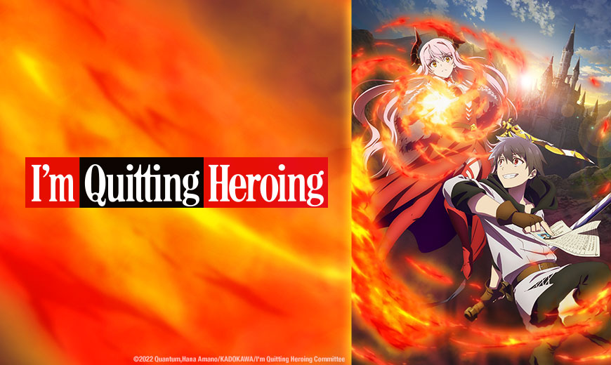 Where to Watch I'm Quitting Heroing: Crunchyroll, Netflix