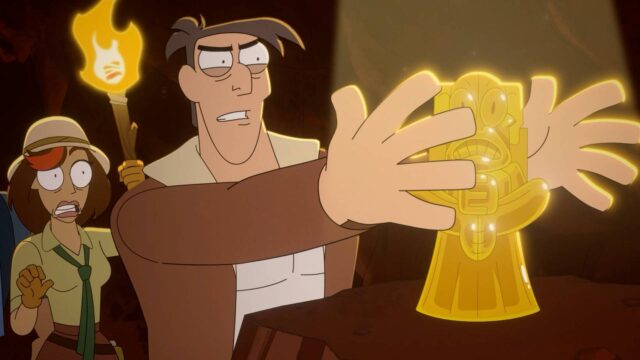 Rip Digman attempts to retrieve a lost artifact in Digman!