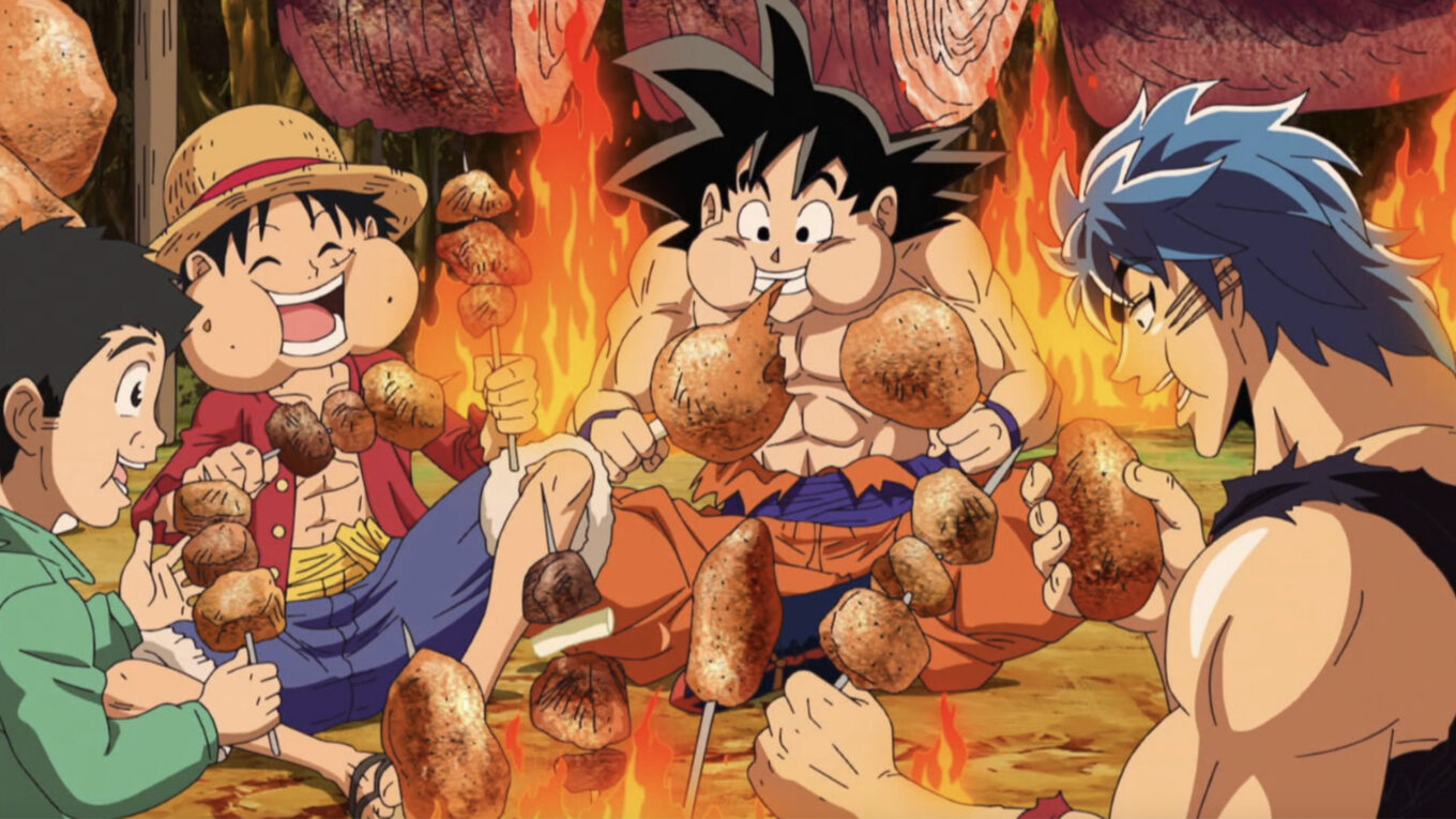 Dragon Ball Z x One Piece x Toriko Crossover Special [SUB vs DUB  Comparison] 