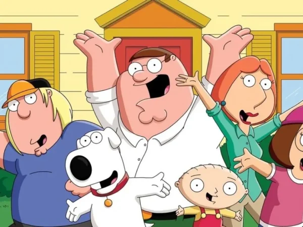 The Griffin Family in front of their house