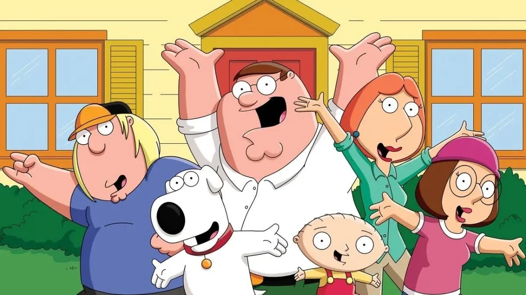 The Griffin Family in front of their house